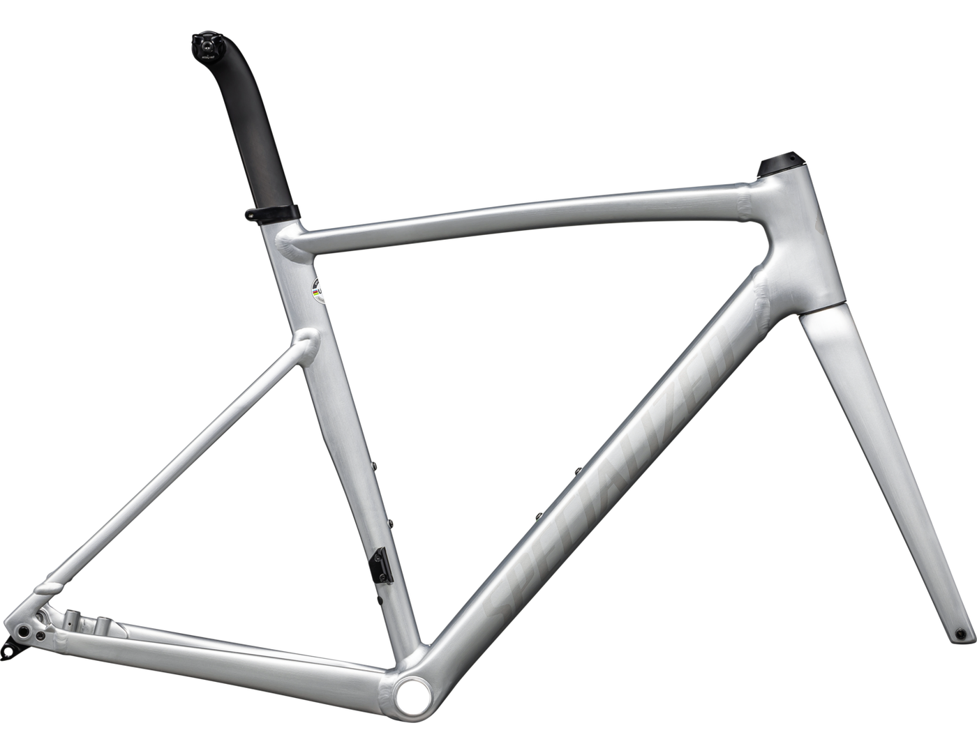 Allez Sprint Frameset 2024 Satin Fog Tint Brush Black Pearl