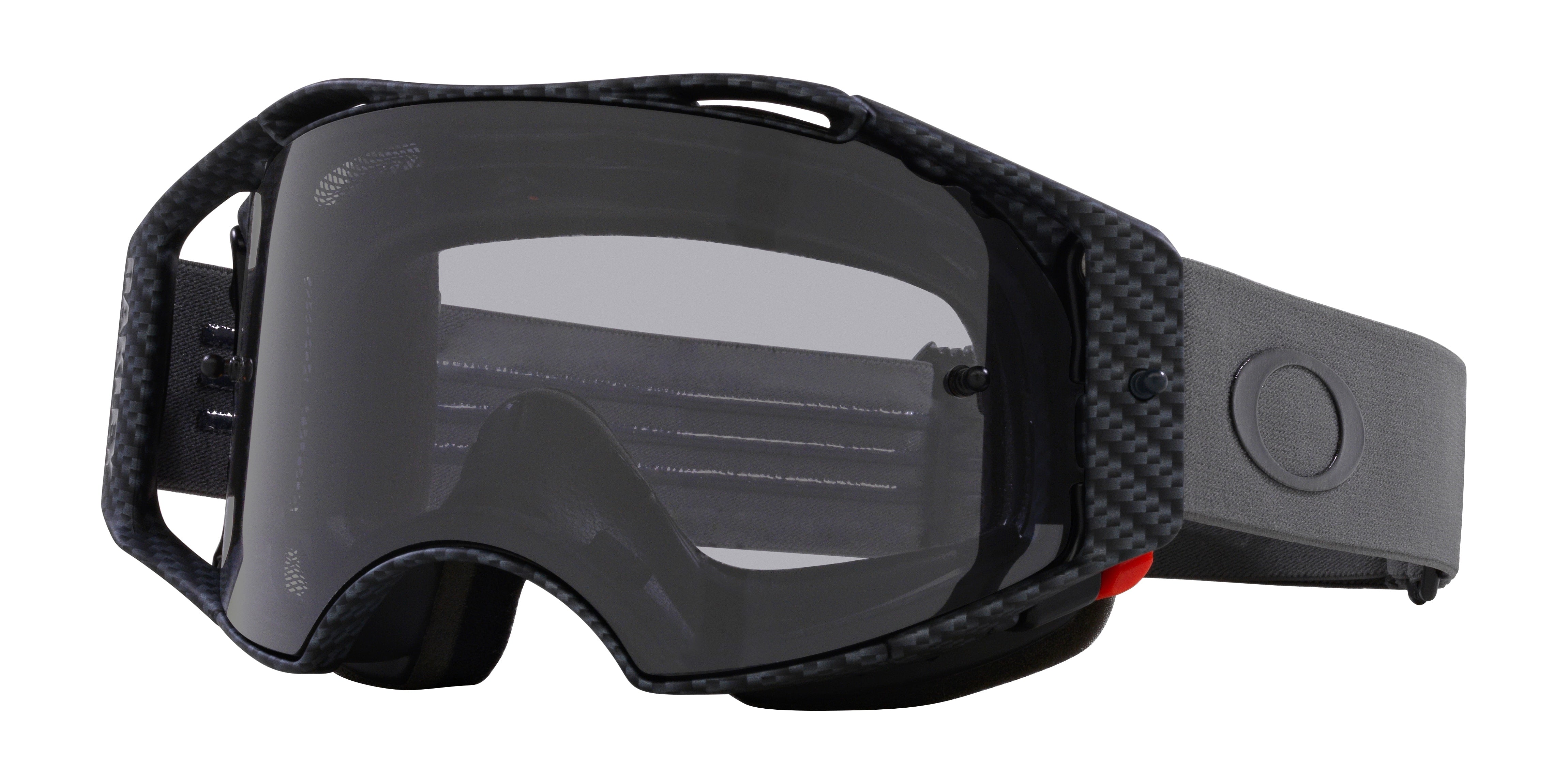 Airbrake MTB Goggles Light Grey Lenses Carbon Fiber Strap Mackay Cycles