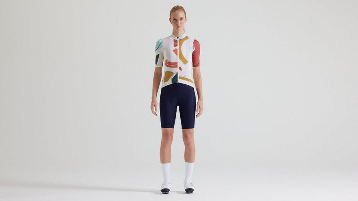 Women's Prime Short Sleeve Jersey Birch White/Multi Gather - Mackay Cycles - [product_SKU] - Specialized