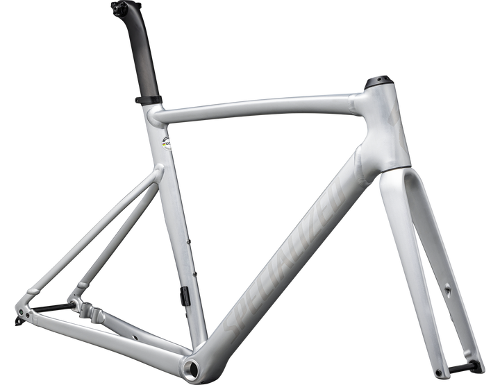 Allez Sprint Frameset 2024 Satin Fog Tint Brush Black Pearl