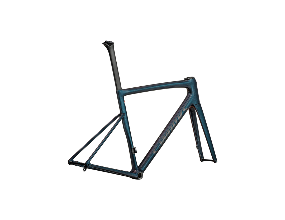 S-WORKS TARMAC SL8 FRAMESET Gloss Red To Black Pearl Over Deep Lake Metallic / Satin Metallic Obsidian - Mackay Cycles - [product_SKU] - Specialized