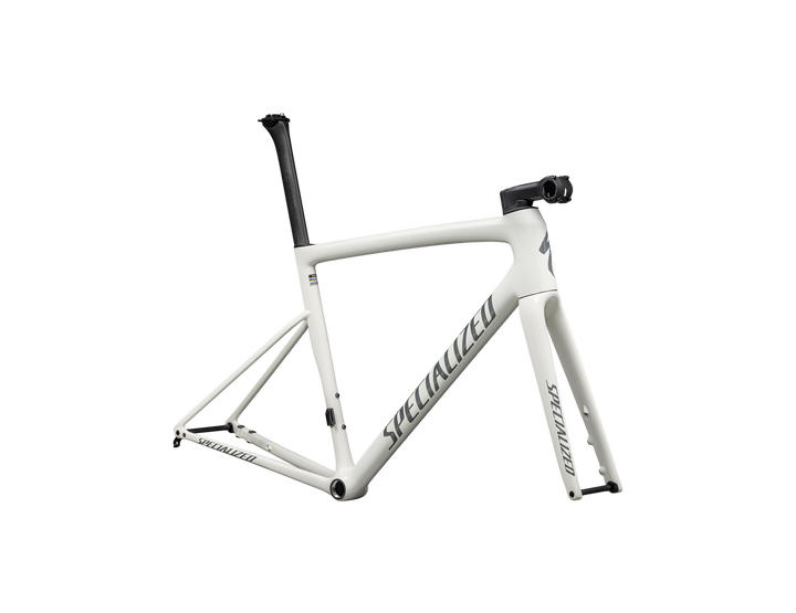 Tarmac SL8 Frameset Gloss Dune White / Black Pearl Over Ashen - Mackay Cycles - [product_SKU] - Specialized