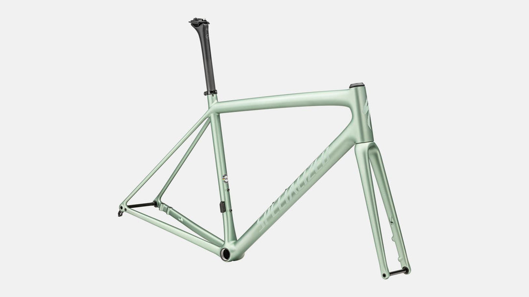 Aethos Frameset Satin Metallic White Sage/White Sage - Mackay Cycles - [product_SKU] - Specialized