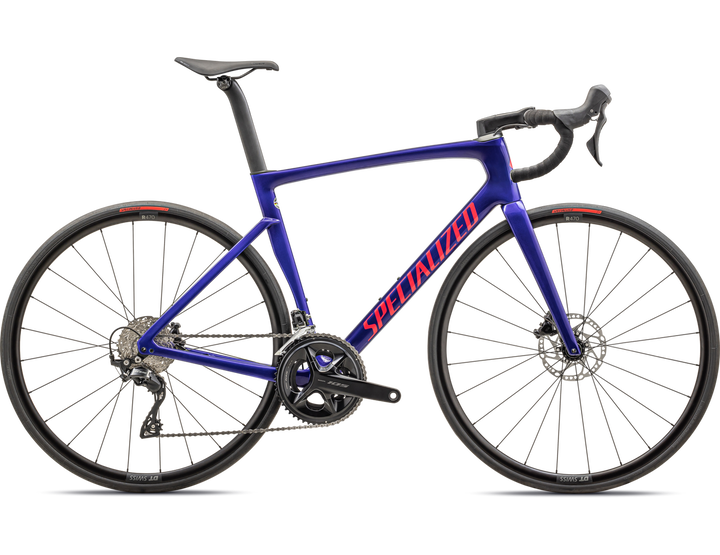 Tarmac SL7 Sport - Shimano 105 - GLOSS METALLIC SAPPHIRE / VIVID PINK