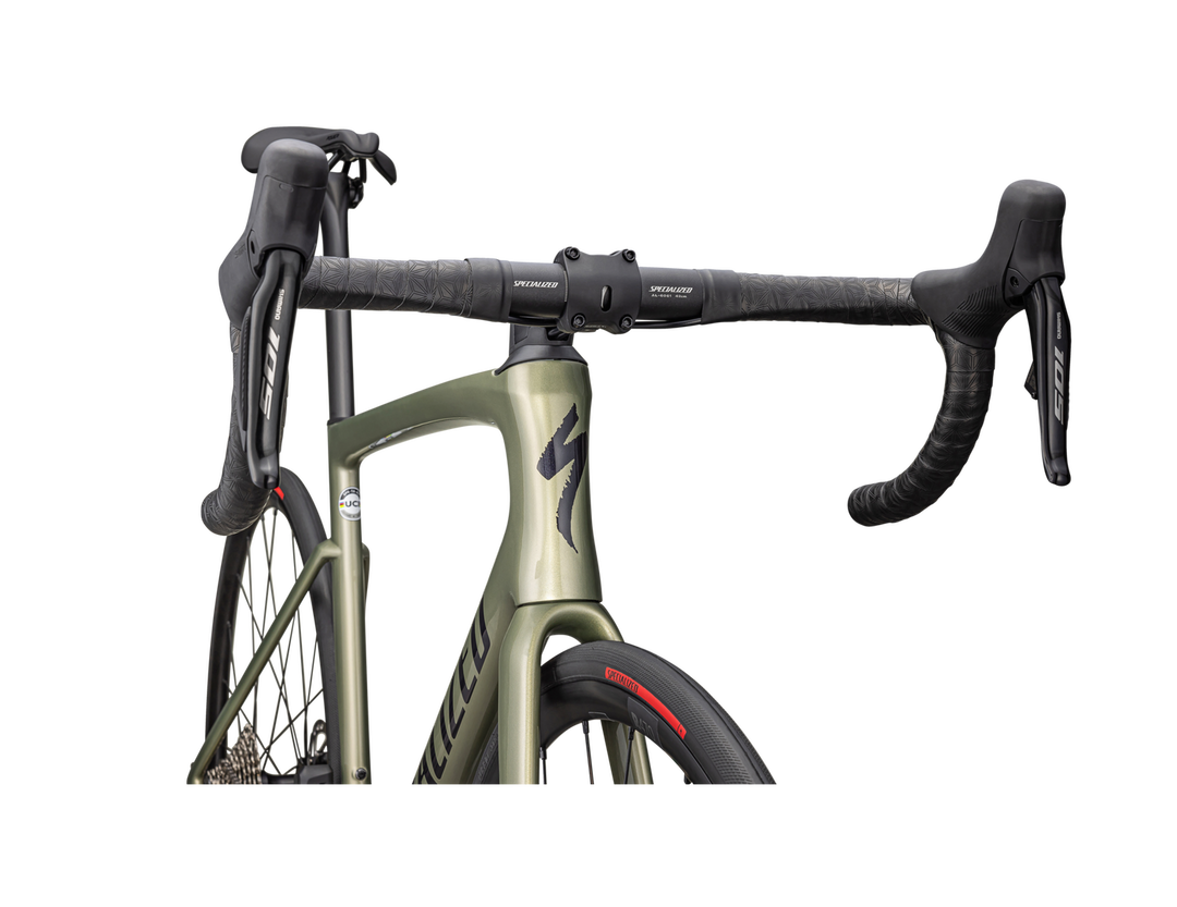 Tarmac SL7 Comp - Shimano 105 Di2 - GLOSS METALLIC SPRUCE / METALLIC MIDNIGHT SHADOW