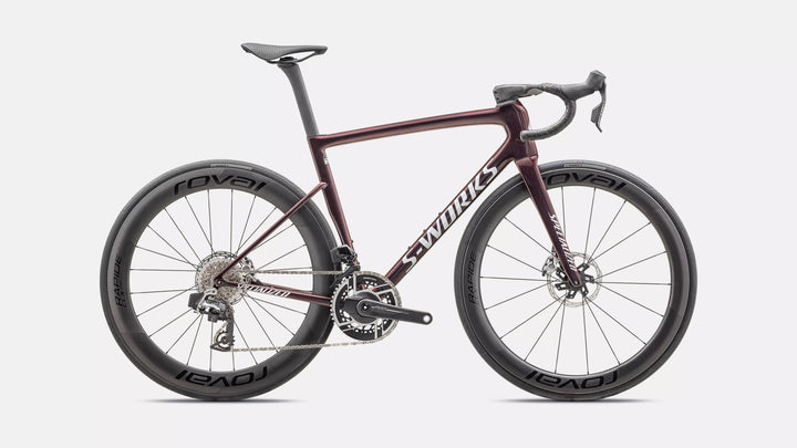 S-Works Tarmac SL8 - SRAM Red - Gloss Solidity / Red To Black Pearl / Metallic White Silver