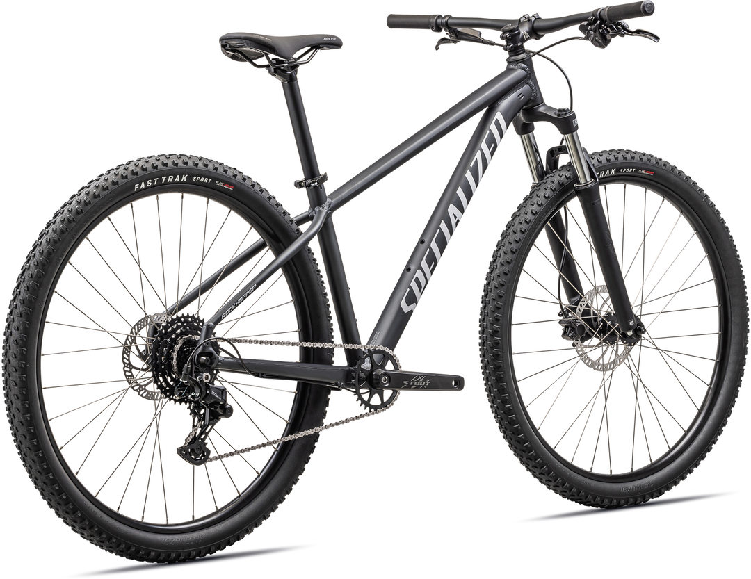 Rockhopper Sport Satin Black Liquid Metal / White - Mackay Cycles - [product_SKU] - Specialized