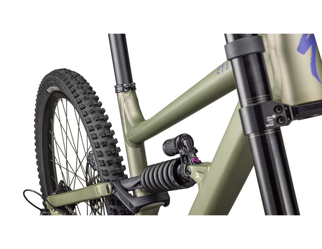 STATUS 2 170 DH Satin Metallic Spruce / Purple Haze - Mackay Cycles - [product_SKU] - Specialized