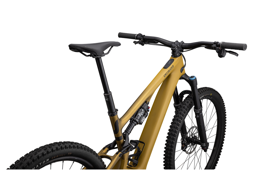 Turbo Levo SL Expert Carbon SATIN HARVEST GOLD / HARVEST GOLD METALLIC / OBSIDIAN / SILVER DUST - Mackay Cycles - [product_SKU] - Specialized