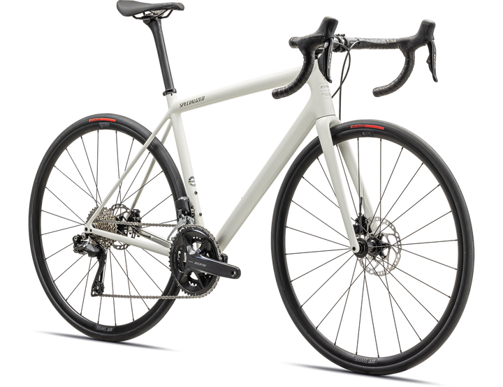 Aethos Comp - Shimano 105 Di2 - GLOSS DUNE WHITE METALLIC SPRUCE