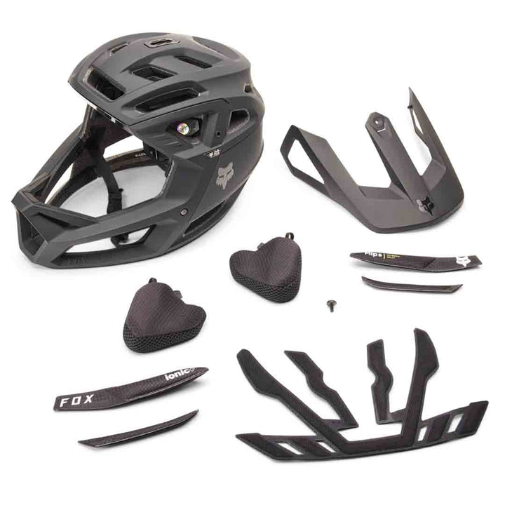 Full Face Fox Racing Proframe RS Black Helmet Large - Mackay Cycles - [product_SKU] - FOX