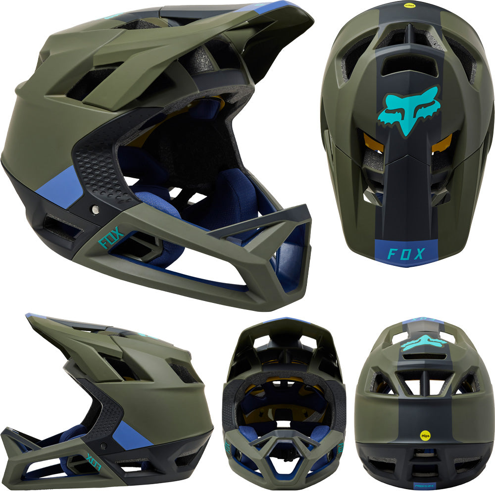 PROFRAME HELMET BLOCKED,  OlvGrn - Mackay Cycles - [product_SKU] - FOX