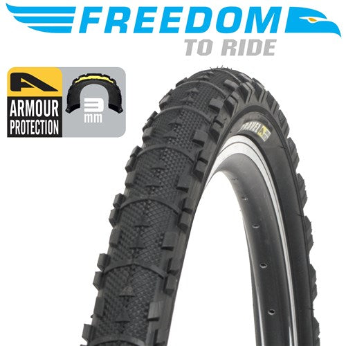 Gravel Armour Protection - Freedom Tyre 27.5"x1.95" - Mackay Cycles - [product_SKU] - Freedom