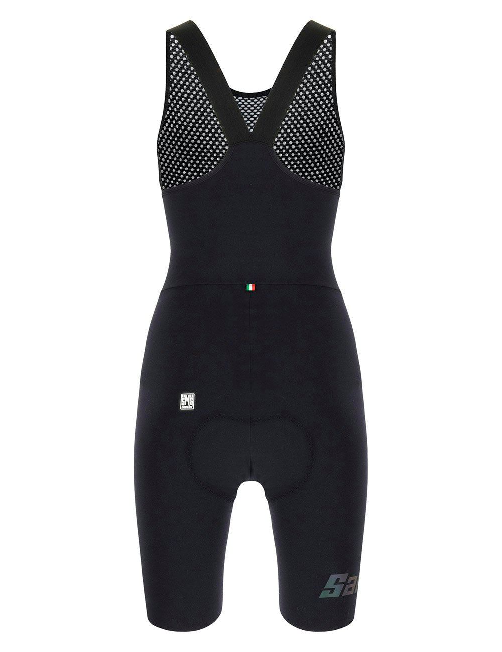 SMS UNICO WOMENS BIBSHORTS C3W - BLACK - Mackay Cycles - [product_SKU] - Santini