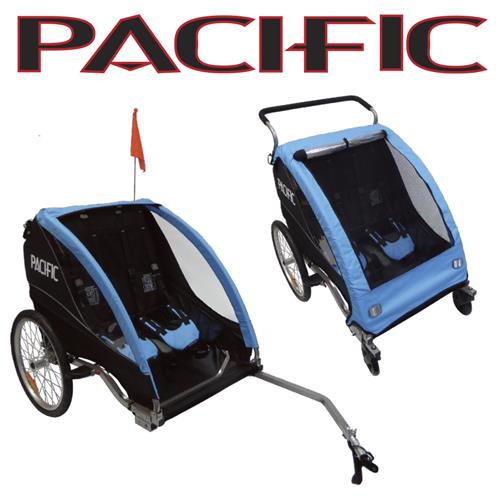 Deluxe 2 In 1 Trailer/Stroller - 2 Child - Mackay Cycles - [product_SKU] - PACIFIC
