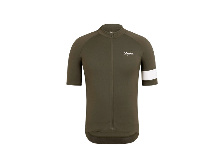 Rapha Core Cycling Jersey Dark Green - Mackay Cycles - [product_SKU] - RAPHA