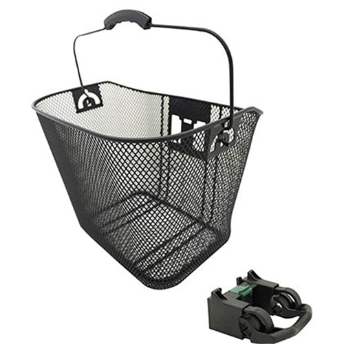 X TECH BASKET FRONT URBAN WIRE QUICK RELEASE BLACK (2I2) - Mackay Cycles - [product_SKU] - X-TECH
