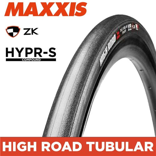 MAXXIS HIGH ROAD 700 X 25 TUBULAR HYPR-S/ZK/ONE70 (Team Edition) 80mm Modular valve - Mackay Cycles - [product_SKU] - Maxxis