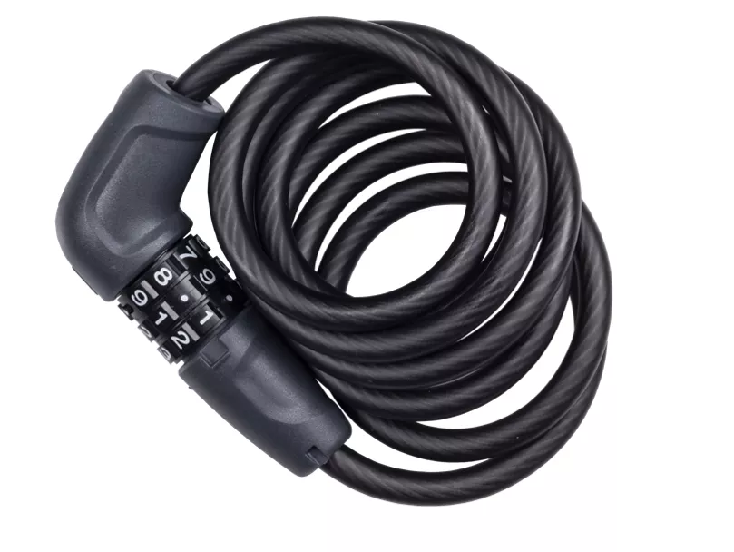 Lock Bontrager Cable Combo 8 mm x 150 cm Black - Mackay Cycles - [product_SKU] - Bontrager