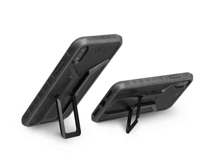 RIDECASE® WITH MOUNT IPHONE X & XS BLACK GREY - Mackay Cycles - [product_SKU] - Topeak