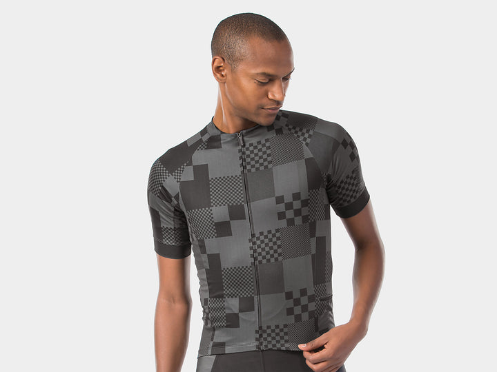 Jersey Bontrager Circuit LTD Checkered Black/Grey - Mackay Cycles - [product_SKU] - Bontrager