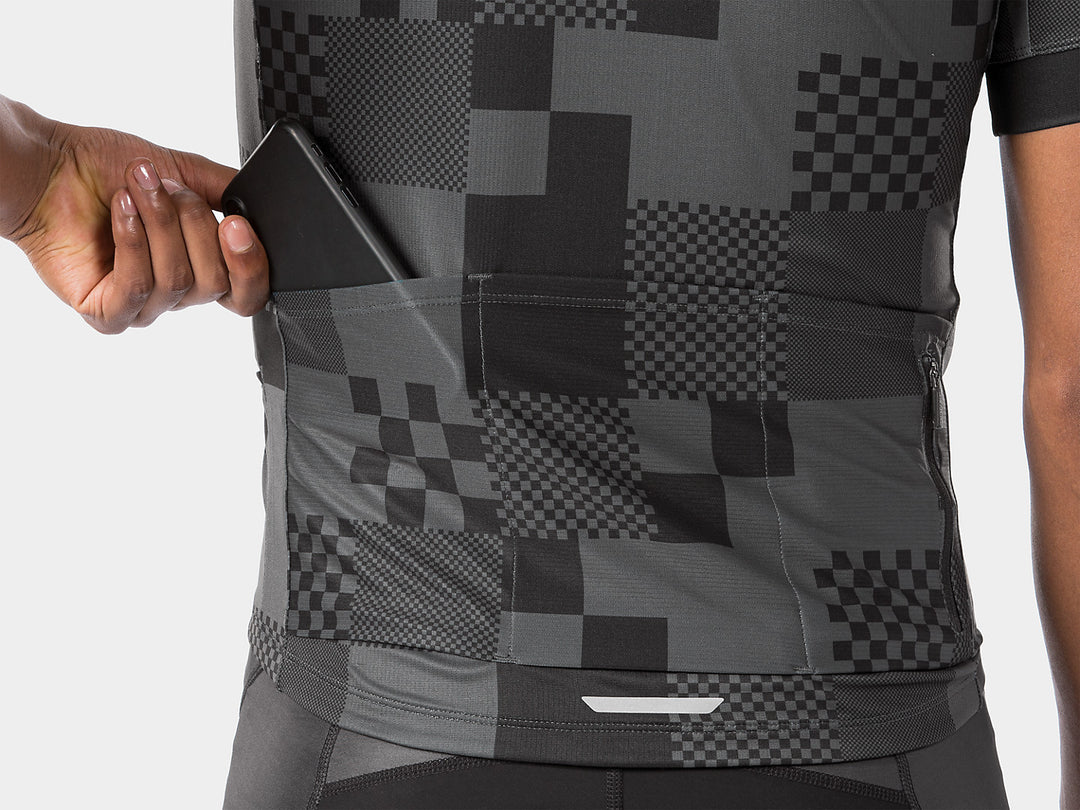 Jersey Bontrager Circuit LTD Checkered Black/Grey - Mackay Cycles - [product_SKU] - Bontrager