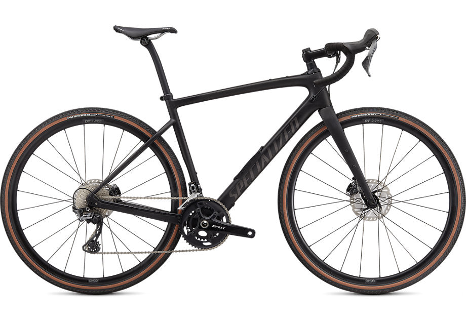 DIVERGE COMP CARBON Satin Carbon/Smoke/Chrome/Clean - Mackay Cycles - [product_SKU] - Specialized