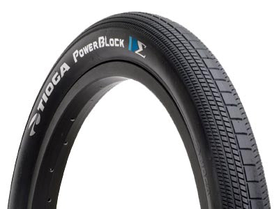 TYRE POWERBLOCK 20 X 1 3/8 BLACK - Mackay Cycles - [product_SKU] - TIOGA