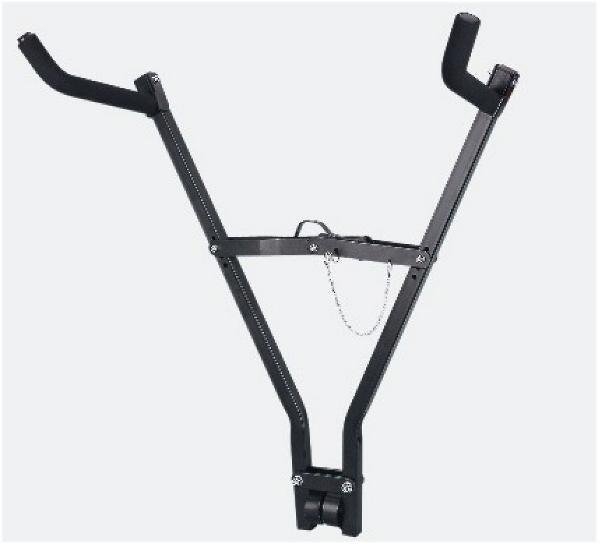 KWT TOW BALL CAR RACK - FITS 2 BIKES, ANGULATED FOAM ARMS, SAFETY SUPPORT PINS AND STRAPS UP TO 18kg load - Mackay Cycles - [product_SKU] - KWT