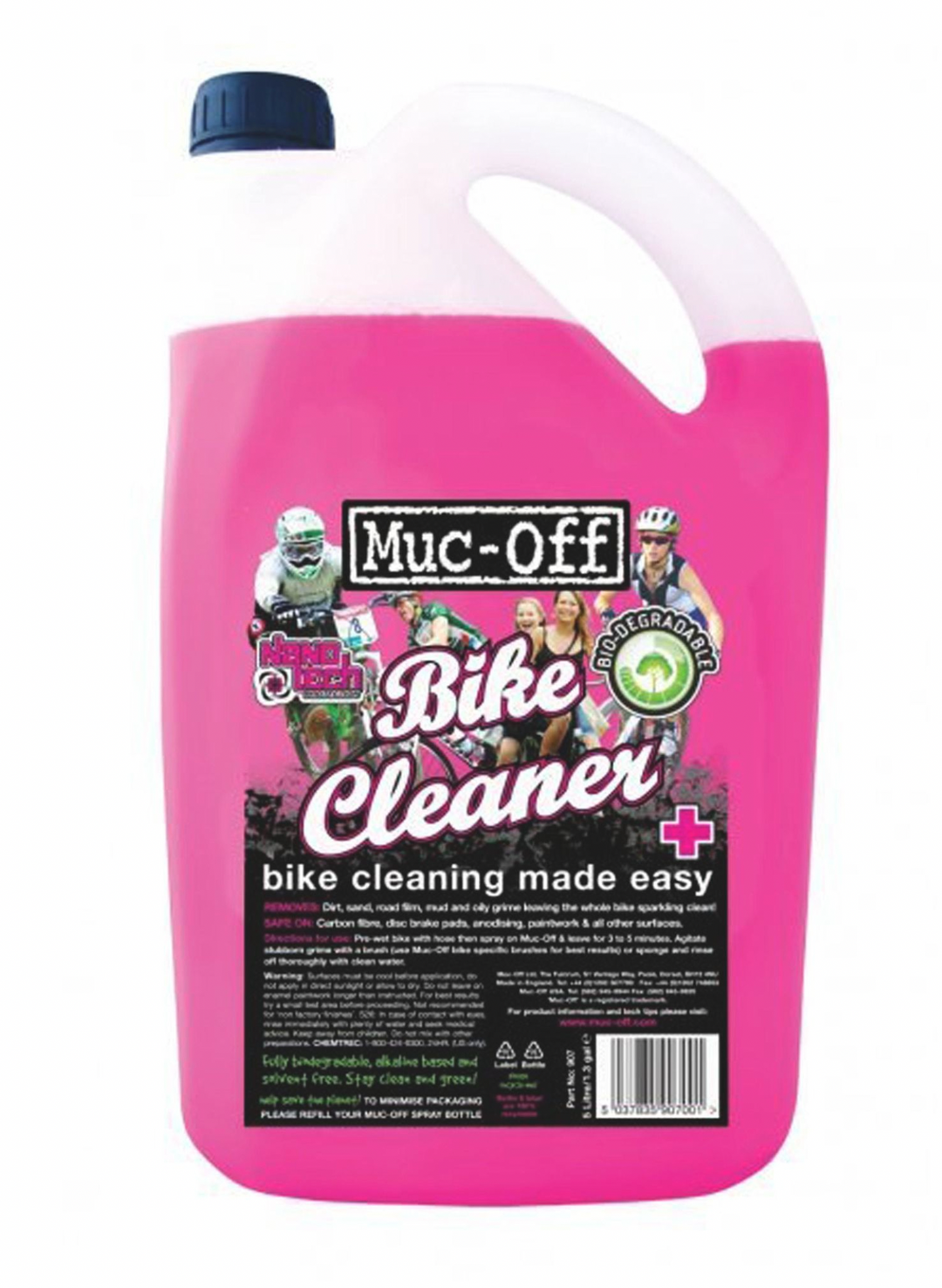 MUC-OFF CLEANER NANO TECH 5 LITRE - Mackay Cycles - [product_SKU] - Muc-Off
