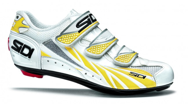 SIDI MOON WHITE YELLOW (RRP $169.95) - Mackay Cycles - [product_SKU] - SIDI