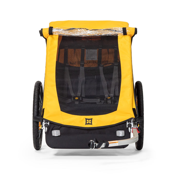 BURLEY BEE DOUBLE YELLOW TRAILER - Mackay Cycles - [product_SKU] - Mackay Cycles