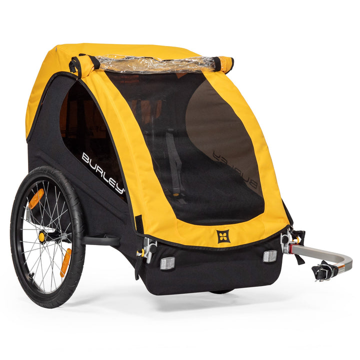 BURLEY BEE DOUBLE YELLOW TRAILER - Mackay Cycles - [product_SKU] - Mackay Cycles