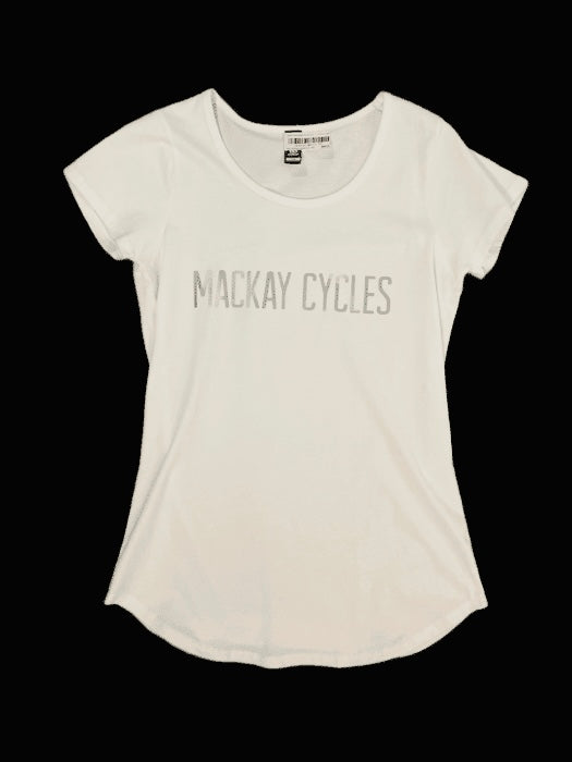 Mackay Cycles Metallic Tee Wmns - Mackay Cycles - [product_SKU] - Mackay Cycles
