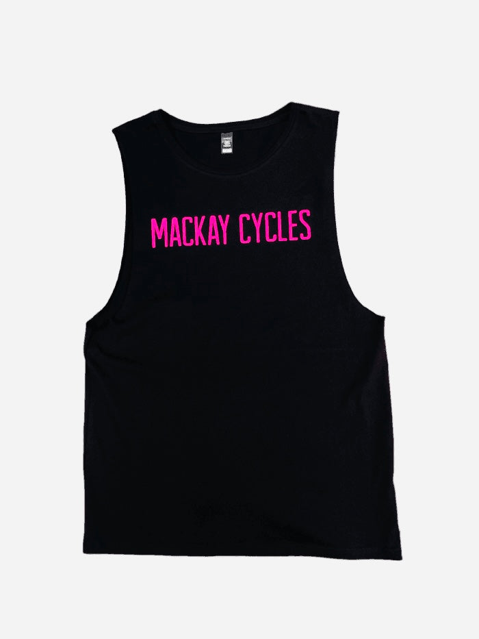 MACKAY CYCLES SINGLET WMNS BLACK / PINK - Mackay Cycles - [product_SKU] - Mackay Cycles