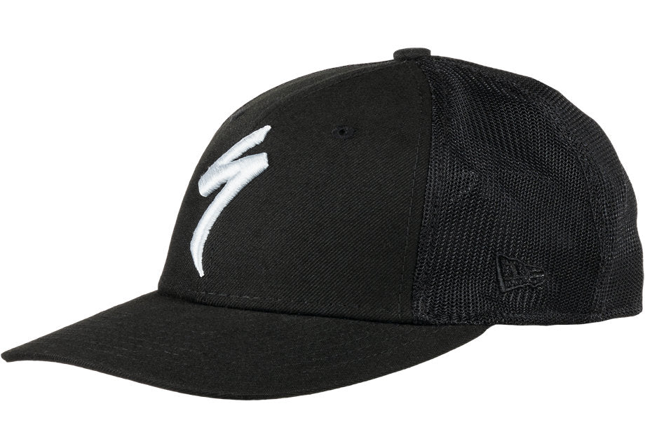 New Era S-Logo Trucker Hat Black/Dove Grey - Mackay Cycles - [product_SKU] - Specialized