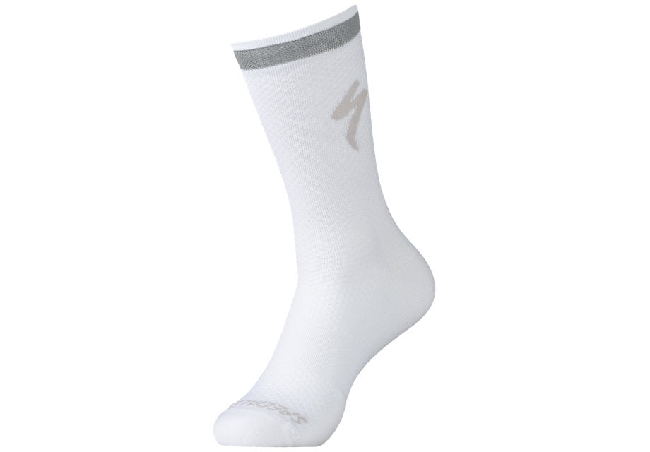 Soft Air Reflective Tall Sock White - Mackay Cycles - [product_SKU] - Specialized