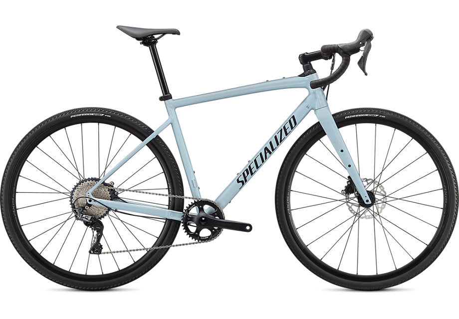 DIVERGE COMP E5 Gloss Ice Blue/Smoke/Chrome/Clean - Mackay Cycles - [product_SKU] - Specialized