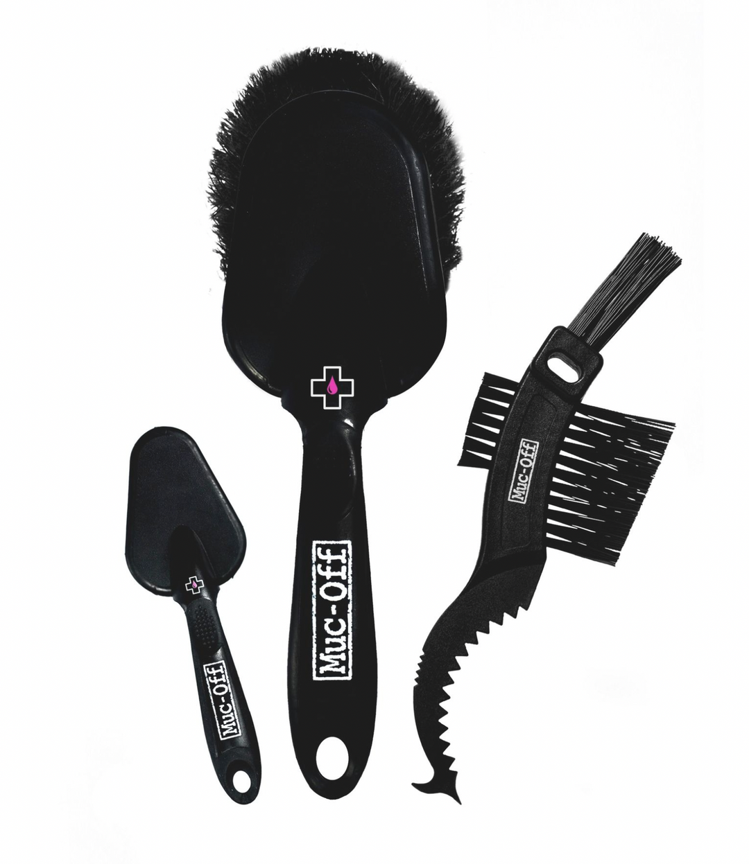 MUC-OFF CLEANING BRUSH DETAILED SET X3 - Mackay Cycles - [product_SKU] - Muc-Off
