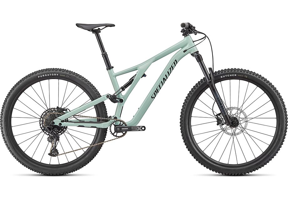 STUMPJUMPER ALLOY GLOSS CA WHITE SAGE / BLACK - Mackay Cycles - [product_SKU] - Specialized