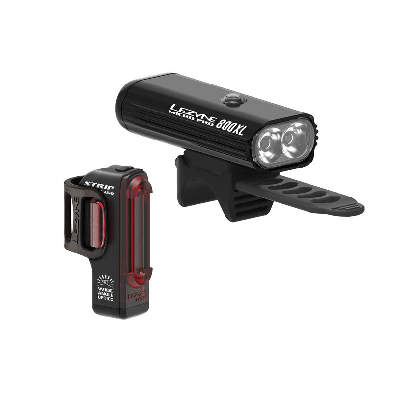 MICRO PRO 800XL / STRIP PAIR - Mackay Cycles - [product_SKU] - Lezyne