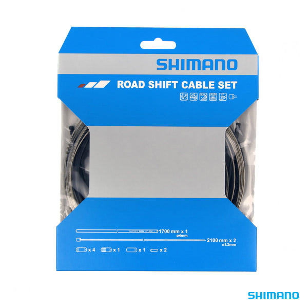 ROAD SUS SHIFT CABLE SET BLACK - Mackay Cycles - [product_SKU] - Shimano