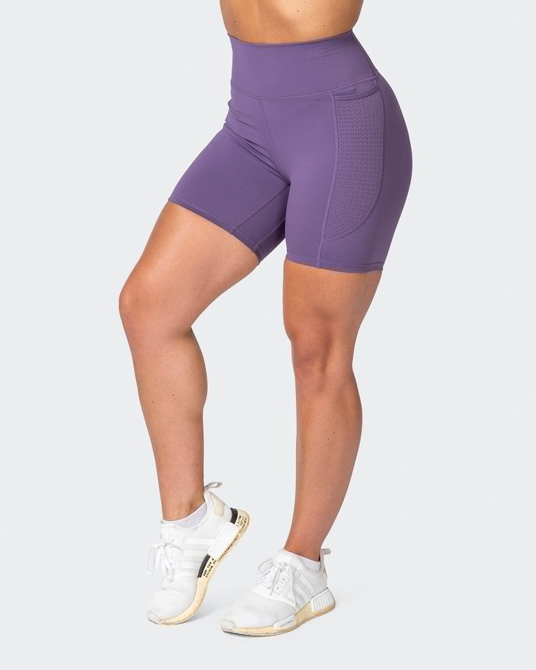AMRAP Bike Shorts - Velvet Purple - Mackay Cycles - [product_SKU] - Muscle Nation