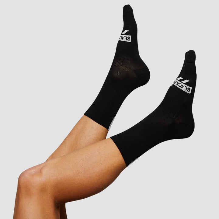 TC19 Block Sock - Black - Mackay Cycles - [product_SKU] - Black Sheep