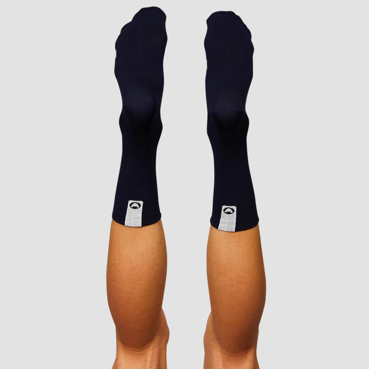 TC19 Block Sock - Navy - Mackay Cycles - [product_SKU] - Black Sheep